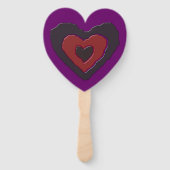 Gothische Smeltende Liefdeshart Handventilator Handwaaier (Voorkant)
