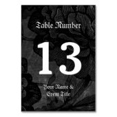 Gothische spin op bloem kaart (Achterkant)