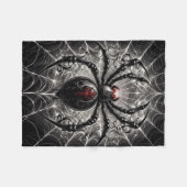 Gothische spin op web donkere fantasie fleece deke deken (Voorkant (Horizontaal))