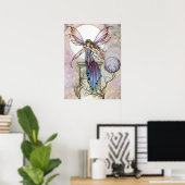 Gothische Sprookjesmaan Hemelposterprint Poster (Thuiskantoor)