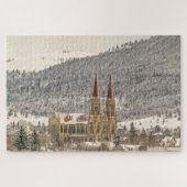 Gothische stijlkathedraal - 1014-stuk legpuzzel (Horizontaal)