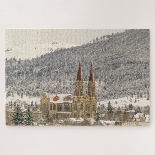 Gothische stijlkathedraal - 1014-stuk legpuzzel