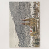 Gothische stijlkathedraal - 1014-stuk legpuzzel (Verticaal)