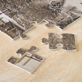 Gothische stijlkathedraal - 676-stuk legpuzzel (Zijkant)