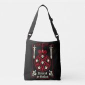 Gothische subcultuur Post Punk Crossbody Tas (Voorkant)