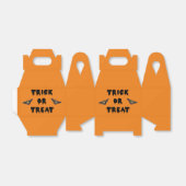 Gothische Trick or treat Cute Bats Bedankdoosjes (Uitgevouwen)