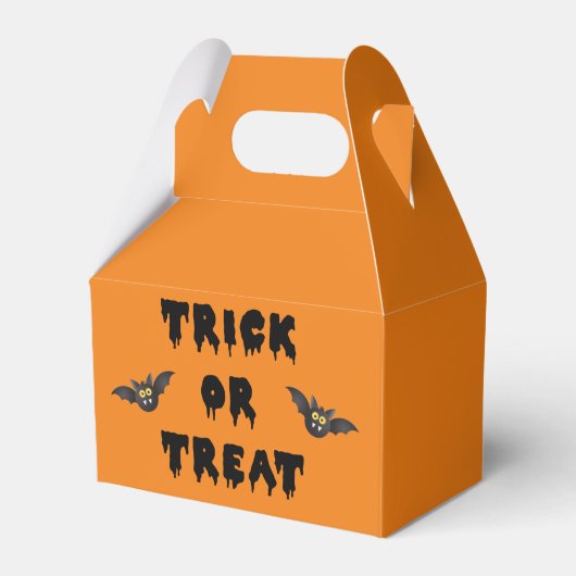 Gothische Trick or treat Cute Bats Bedankdoosjes (Voorkant Zijde)