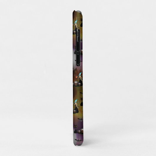 Gothische truc-of-treat spderweb herhaling Case-Mate iPhone case (Achterkant/links)