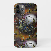 Gothische truc-of-treat spderweb herhaling Case-Mate iPhone case (Achterkant)