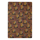 Gothische truc-of-treat spderweb herhaling mini klembord (Achterkant)