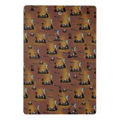 Gothische truc-of-treat spderweb herhaling mini klembord (Achterkant)