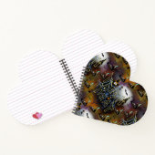 Gothische truc-of-treat spderweb herhaling notitieboek (Binnen)