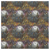 Gothische truc-of-treat spderweb herhaling stof (Swatch)