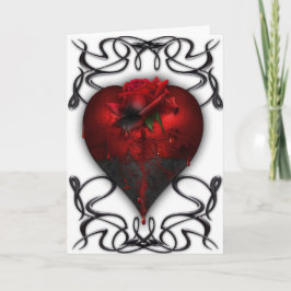Gothische Valentijnkaart Feestdagen Kaart