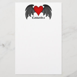 Gothische Valentijnsdag Briefpapier
