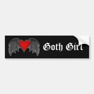 Gothische Valentijnsdag Bumpersticker