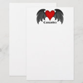 Gothische Valentijnsdag met ingewanden Briefpapier (Voorkant / Achterkant)