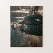 Gothische vampier edele villa legpuzzel (Verticaal)