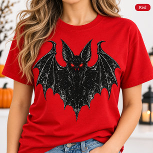 Gothische Vampier Vleermuis Halloween Griezeldier T-shirt