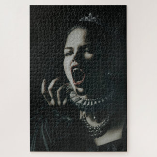 Gothische Vampierkoningin Legpuzzel – Donkere Fant