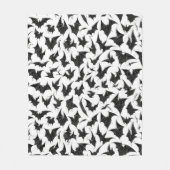 Gothische vleermuizen fleece deken (Voorkant)