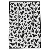 Gothische vleermuizen medium cadeauzakje (Achterkant)