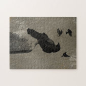 Gothische vogels legpuzzel (Horizontaal)