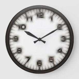 Gothische vreemdheid ronde wandklok