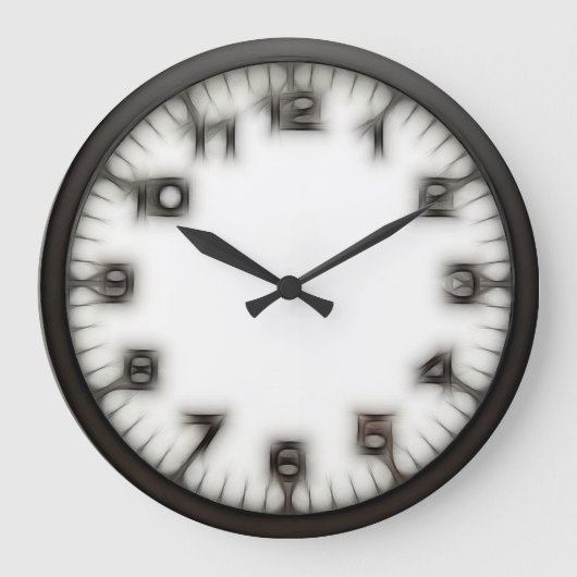Gothische vreemdheid ronde wandklok (Voorkant)