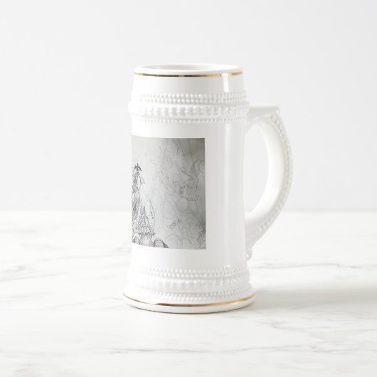 GOTHISCHE WARRIOREN, Barbarian Knachten, Fantasy Bierpul (Voorkant rechts)