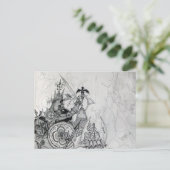 GOTHISCHE WARRIOREN, Barbarian Knachten, Fantasy Briefkaart (Staand voorkant)