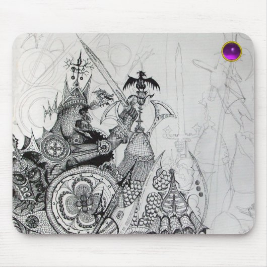 GOTHISCHE WARRIOREN, Barbarian Knachten, Fantasy Muismat (Voorkant)