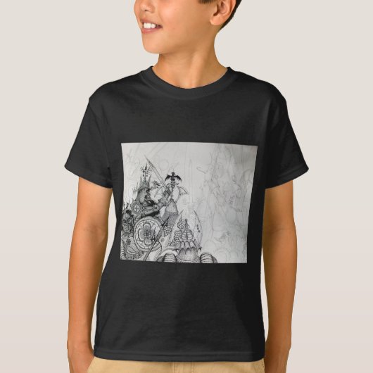 GOTHISCHE WARRIOREN, Barbarian Knachten, Fantasy T-shirt (Voorkant)