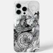 GOTHISCHE WARRIOREN Black White Fantasy Case-Mate iPhone Case (Achterkant)