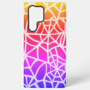 Gothische web-snelheid zwart-wit spinnenweb ontwer samsung galaxy hoesje