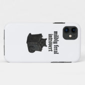 Gothische Zwarte Kat Introvert Leest Boek Wilde Es Case-Mate iPhone Case (Achterkant (horizontaal))