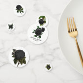  gothische zwarte Rozen Confetti (Groep)