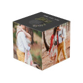  gothische zwarte Rozen - Persoonlijke kubus (Achter hoekig)