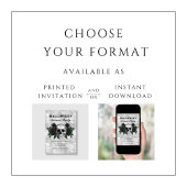 Gothische zwarte Rozen & Skull Halloween Dinner Pa Kaart