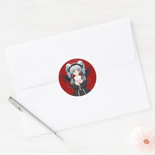 Gothloli Ronde Sticker (Envelop)