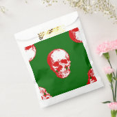 Gothmas Lelijke Kerst Schedel gothic Skelet Groen Bedankzakje (Gezegeld)