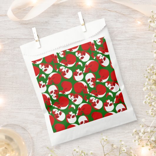 Gothmas Lelijke Kerstmis Schedel Gothic Bedankzakje (Geknipt)