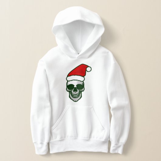 Gothmas Lelijke Kerstmis Schedel Santa (Laagn)