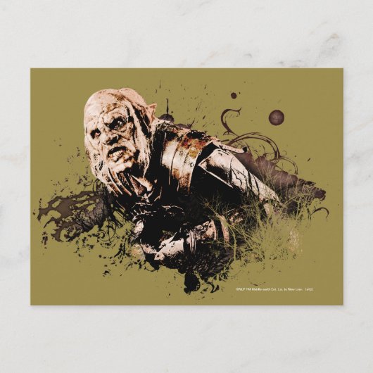 Gothmog Orc Vector Collage Briefkaart (Voorkant)