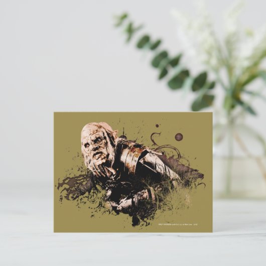 Gothmog Orc Vector Collage Briefkaart (Staand voorkant)