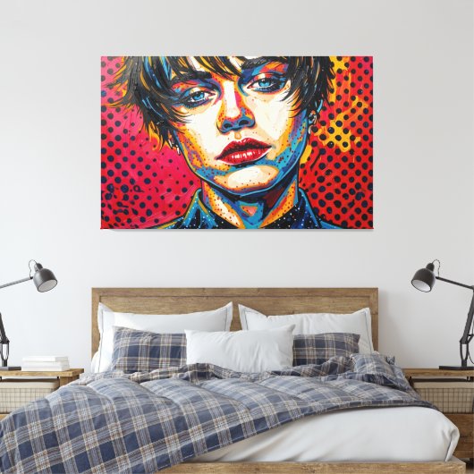 GOTHS WOESTIJN 3 CANVAS AFDRUK (Insitu (Slaapkamer))