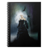 Gotic Ravens Forest Vrouw zwart Notitieboek (Voorkant)