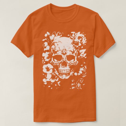 Gotiek met rozen 5 t-shirt (Design voorkant)