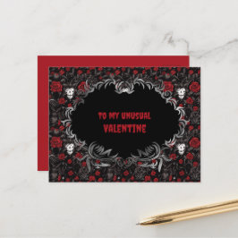 Gotisch Aan mijn ongebruikelijke Valentijn Briefkaart