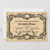 gotisch afstuderen kaart (Voorkant)